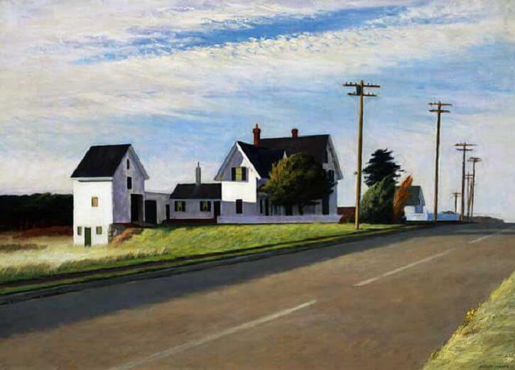 Route 6, Eastham, 1941 by Edward Hopper